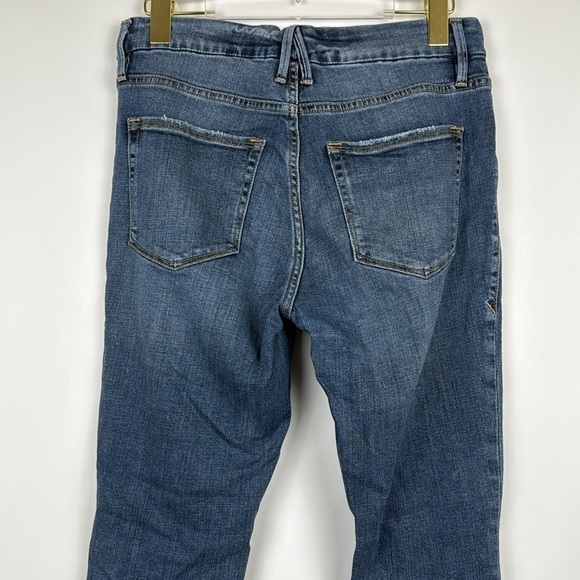Good American Good Legs High Waist Crop Skinny Jeans in Blue261 Size 6 - Picture 8 of 12